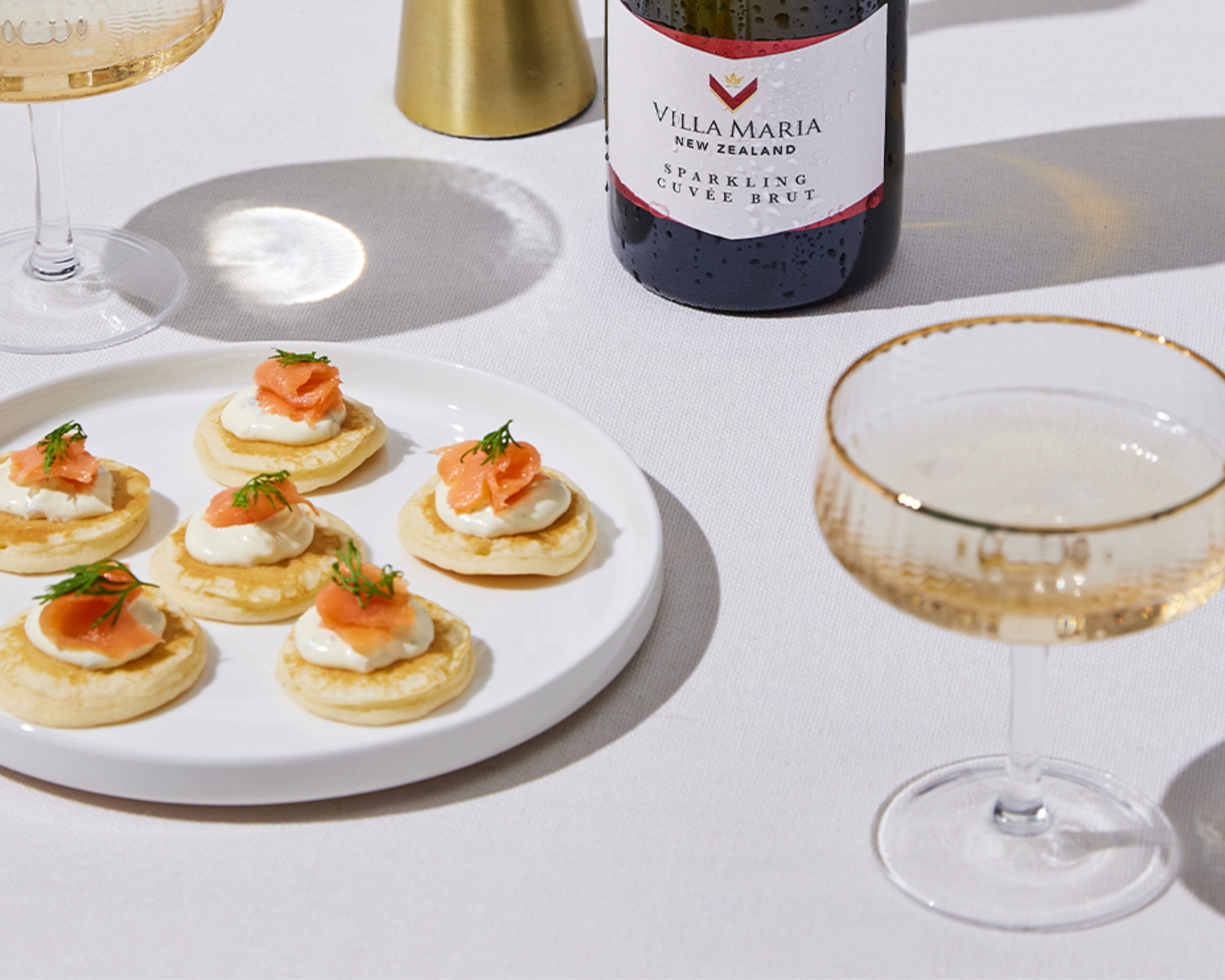 Smoked Salmon Blinis