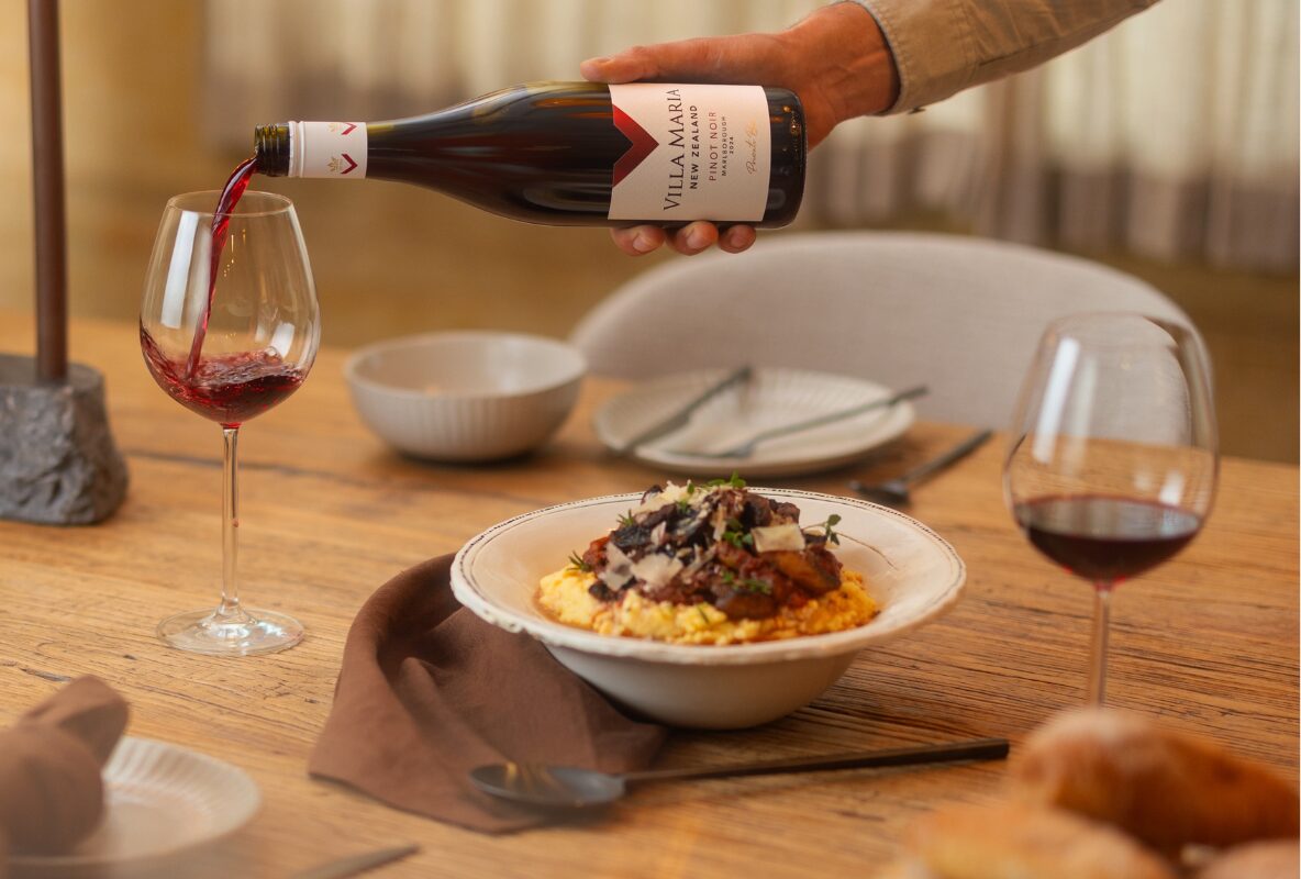 Mushroom Ragu with Parmesan Polenta
